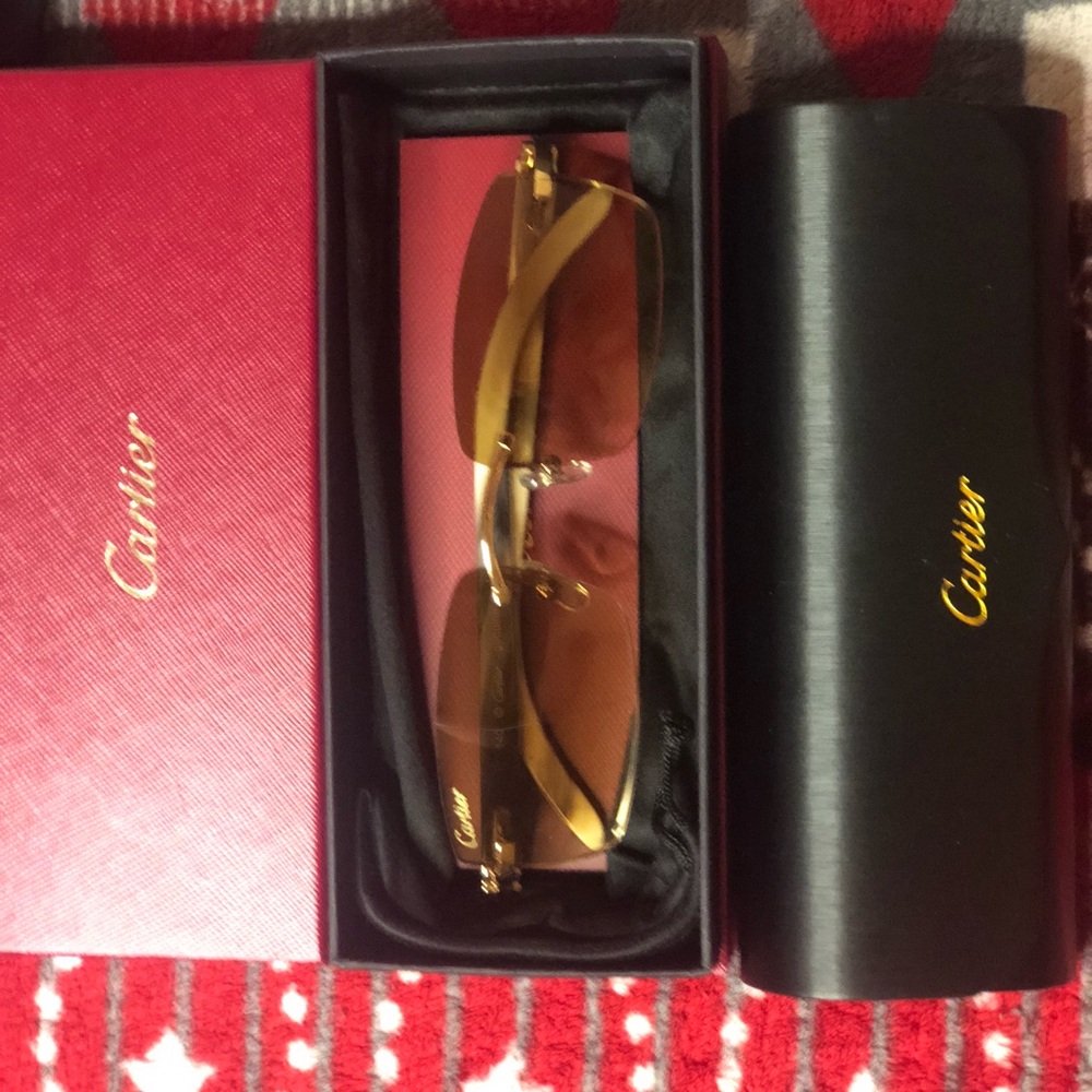 Cartier buffalo sunglasses